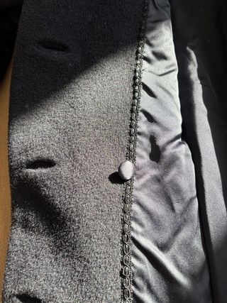 Capotto sartoriale nero