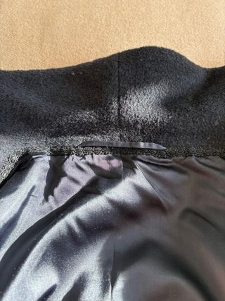 Capotto sartoriale nero