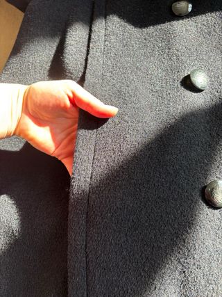 Capotto sartoriale nero