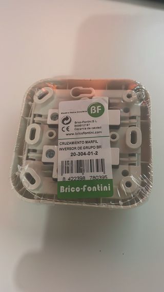 Interruptor Cruzamiento Marfil BR