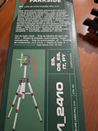 Nivel Láser Parkside con Trípode