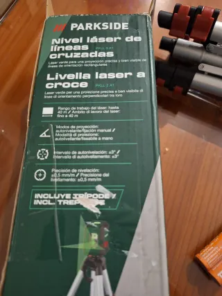 Nivel Láser Parkside con Trípode