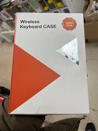 funda de tablet con teclado inalámbrico