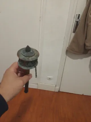 Rueda de Oración Tibetana Antigua