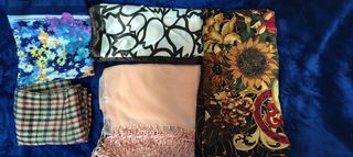 Confezione da 5 foulard stampati