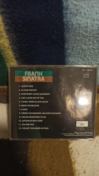 CD Frank Sinatra Voces Legendarias