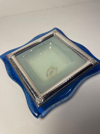 Piattino Murano e Argento 925