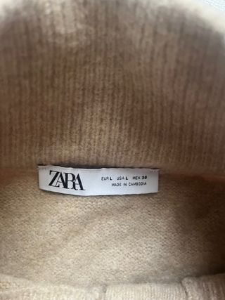 Jersey oversize rayas negras y crema