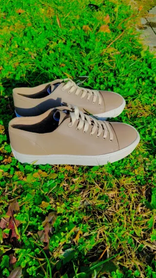 Scarpe Sisley Donna Beige Nuove con Cartellino