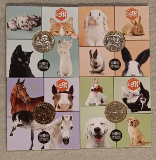 Francia 2025 moneda 5€ Protección Animal