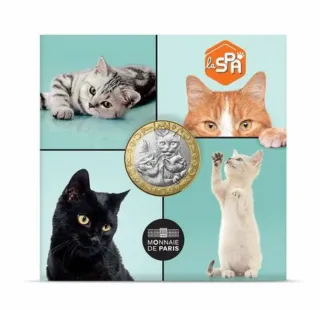 Francia 2025 moneda 5€ Protección Animal