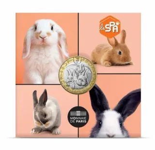 Francia 2025 moneda 5€ Protección Animal