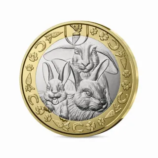 Francia 2025 moneda 5€ Protección Animal
