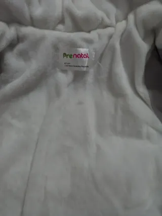 Piumino neonato con cappuccio e orsetto