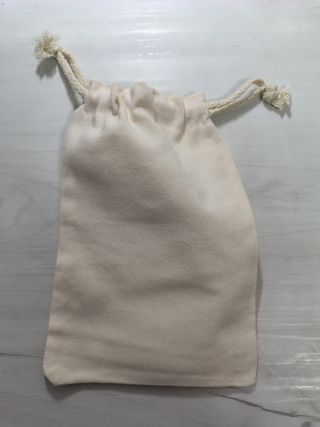 17 borse in tela bianco ossidiana/beige