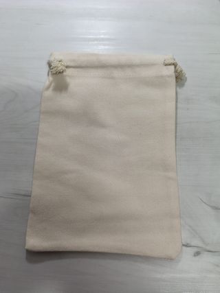 17 borse in tela bianco ossidiana/beige