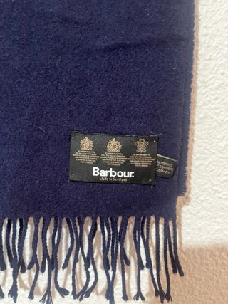 Bufanda Barbour Azul