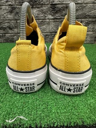 Converse Gialle Platform Tg 37