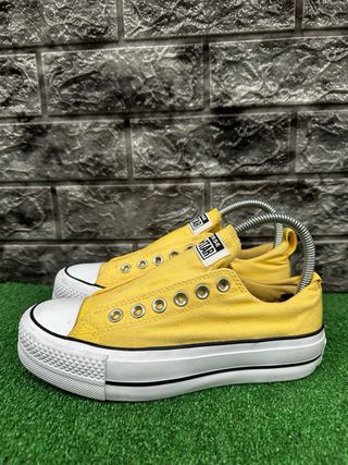 Converse Gialle Platform Tg 37