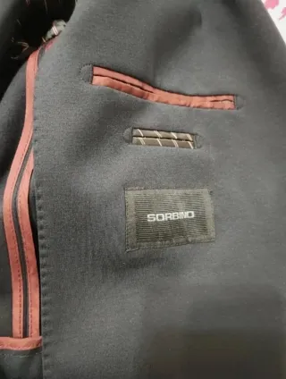 Giacca Sorbino Uomo Nera Taglia 48