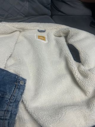 Chaqueta vaquera hombre con borreguito