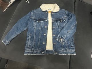 Chaqueta vaquera hombre con borreguito