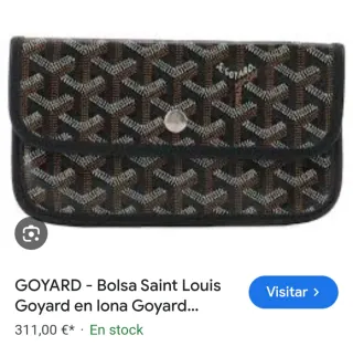 Monedero Goyard Saint Louis Marrón