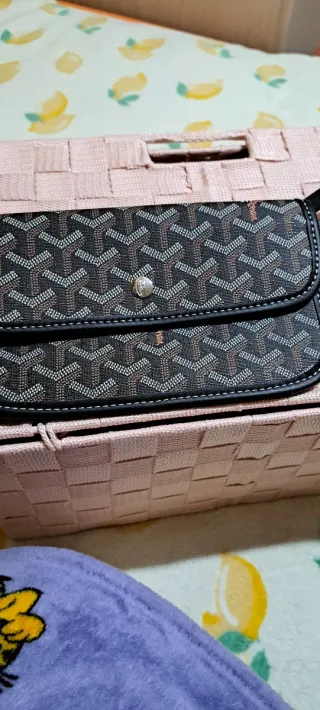 Monedero Goyard Saint Louis Marrón