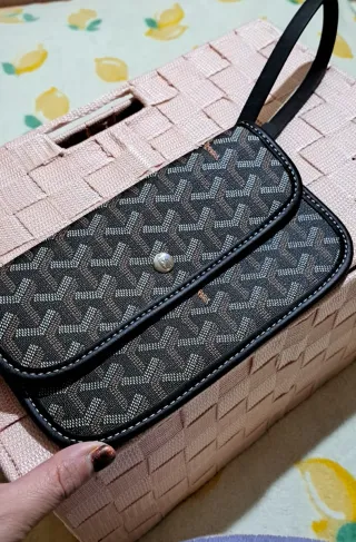 Monedero Goyard Saint Louis Marrón
