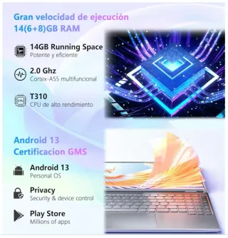 Tablet Goodtel G10 10" con Teclado bluetooth