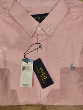 Camisa Ralph Lauren Rosa Talla L
