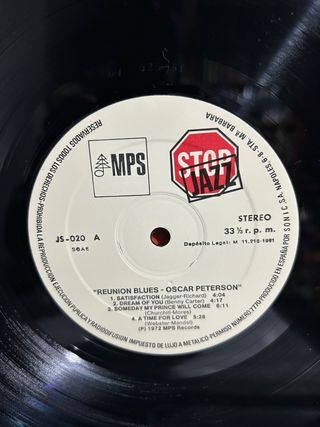 Oscar Peterson - Reunion Blues LP