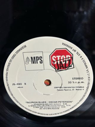 Oscar Peterson - Reunion Blues LP