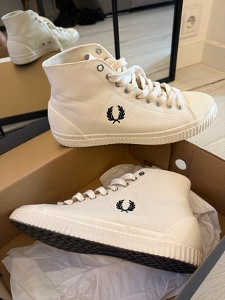 Zapatillas Botas Fred Perry Blancas botines
