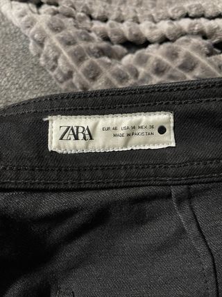 Pantalón Zara Negro Ancho