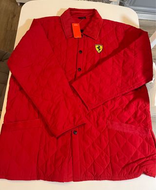 Chaqueta Ferrari Acolchada Roja