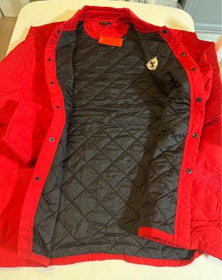 Chaqueta Ferrari Acolchada Roja