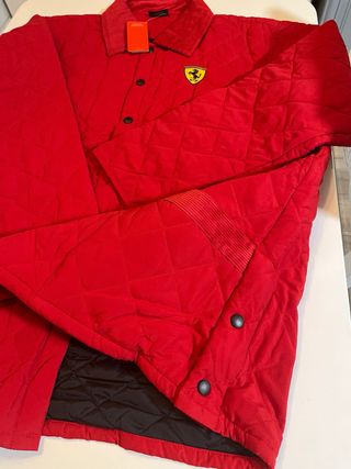 Chaqueta Ferrari Acolchada Roja