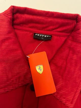 Chaqueta Ferrari Acolchada Roja