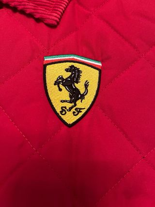 Chaqueta Ferrari Acolchada Roja