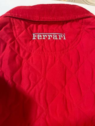 Chaqueta Ferrari Acolchada Roja