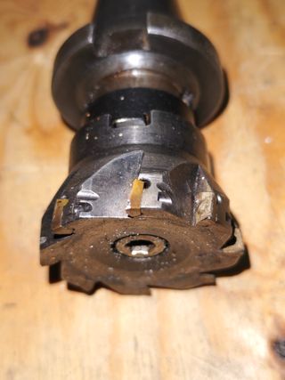 Fresa Escuadrar Porta Placa D63 Cono DIN2080 ISO