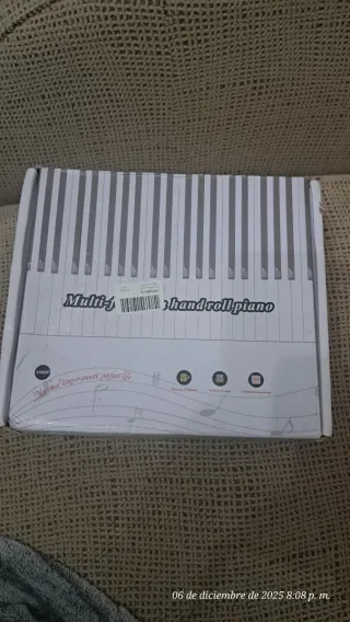 Piano enrollable arcoíris - órgano - teclado