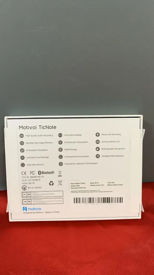 Grabadora Voz Mobvoi TicNote 64GB