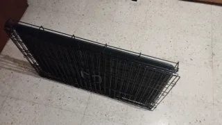 Jaula para perro negra