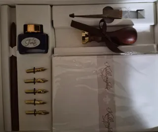 Set Caligrafía y Sellos TCM Tchibo