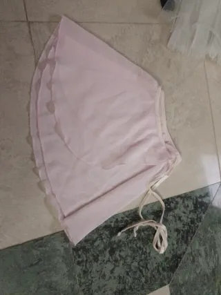 Falda de ballet rosa