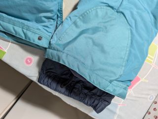 Mono de esquí QUECHUA azul y negro talla XL