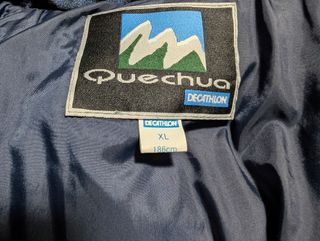 Mono de esquí QUECHUA azul y negro talla XL