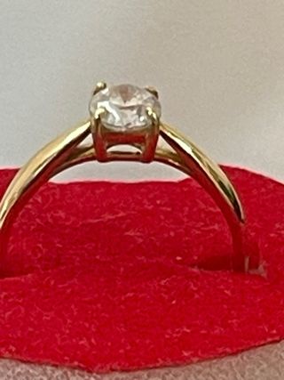 Anillo Oro 18k Diamante 1.00 Ct SI2/G